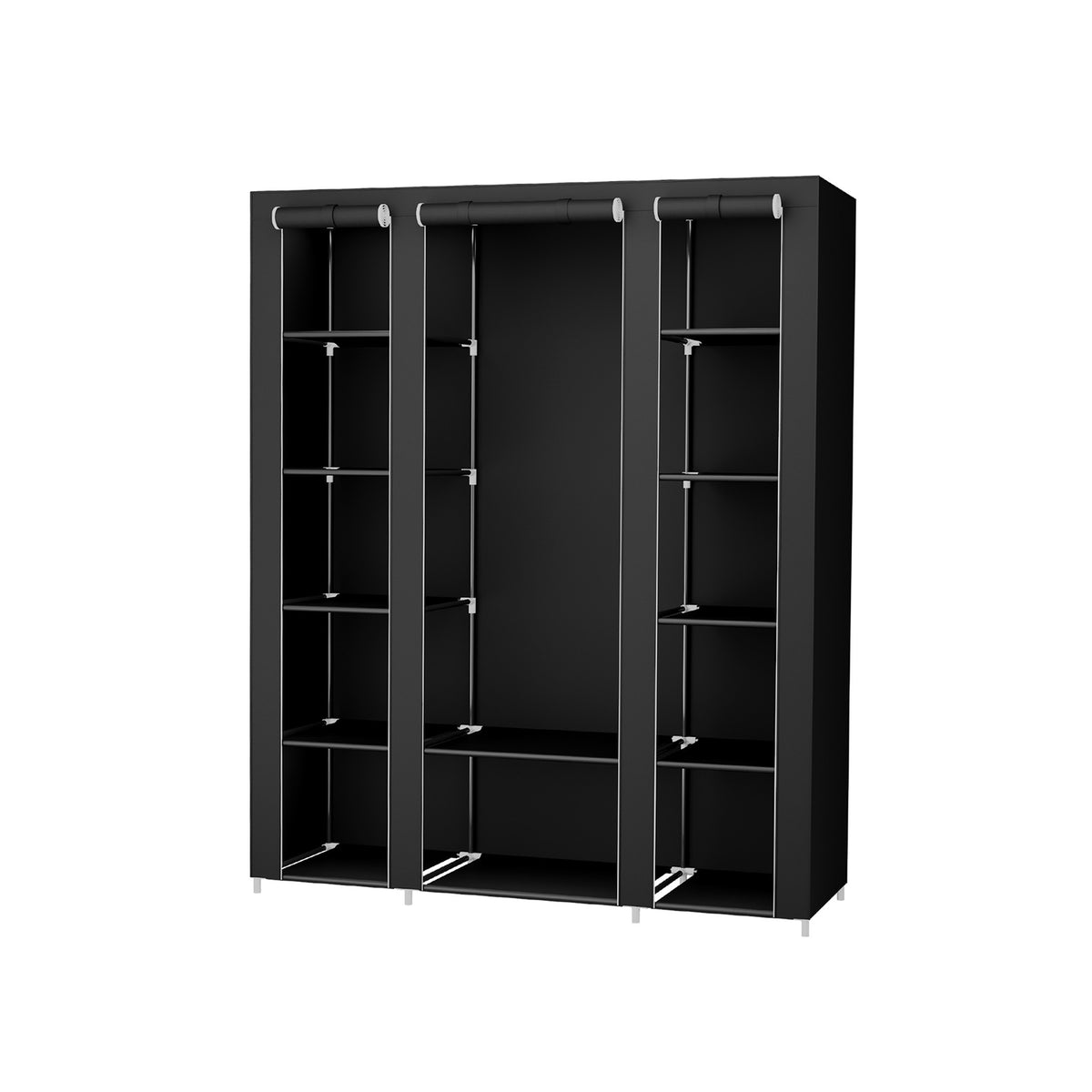 Armoire De Rangement En Toile, Penderie Portable, Dimensions 44x149.5x174cm, Neuve