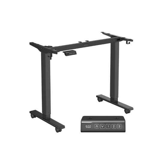 Bureau électrique réglable sans plateau 2 crochets acier