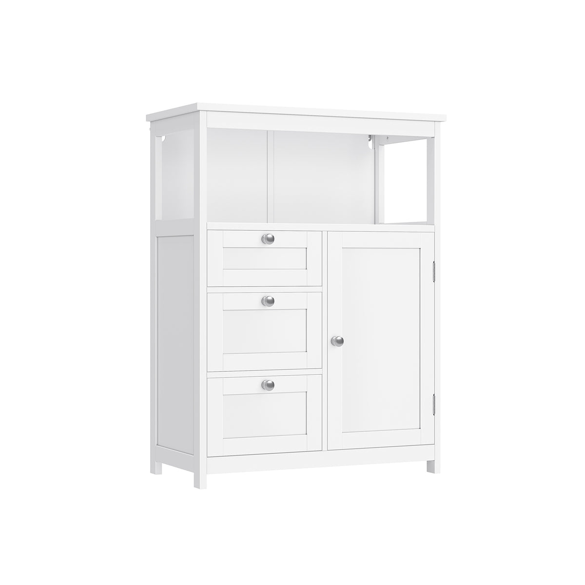 Meuble de salle de bain 3 tiroirs blanc