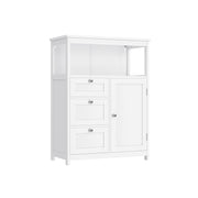 Meuble de salle de bain 3 tiroirs blanc