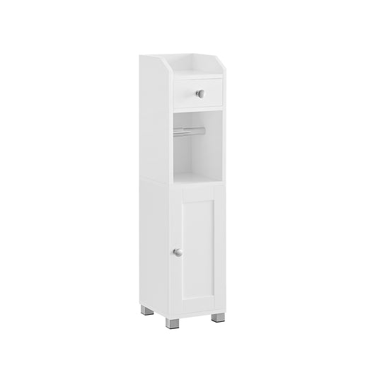 Meuble toilettes blanc