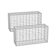 2 Gabions 100 x 50 x 30 cm