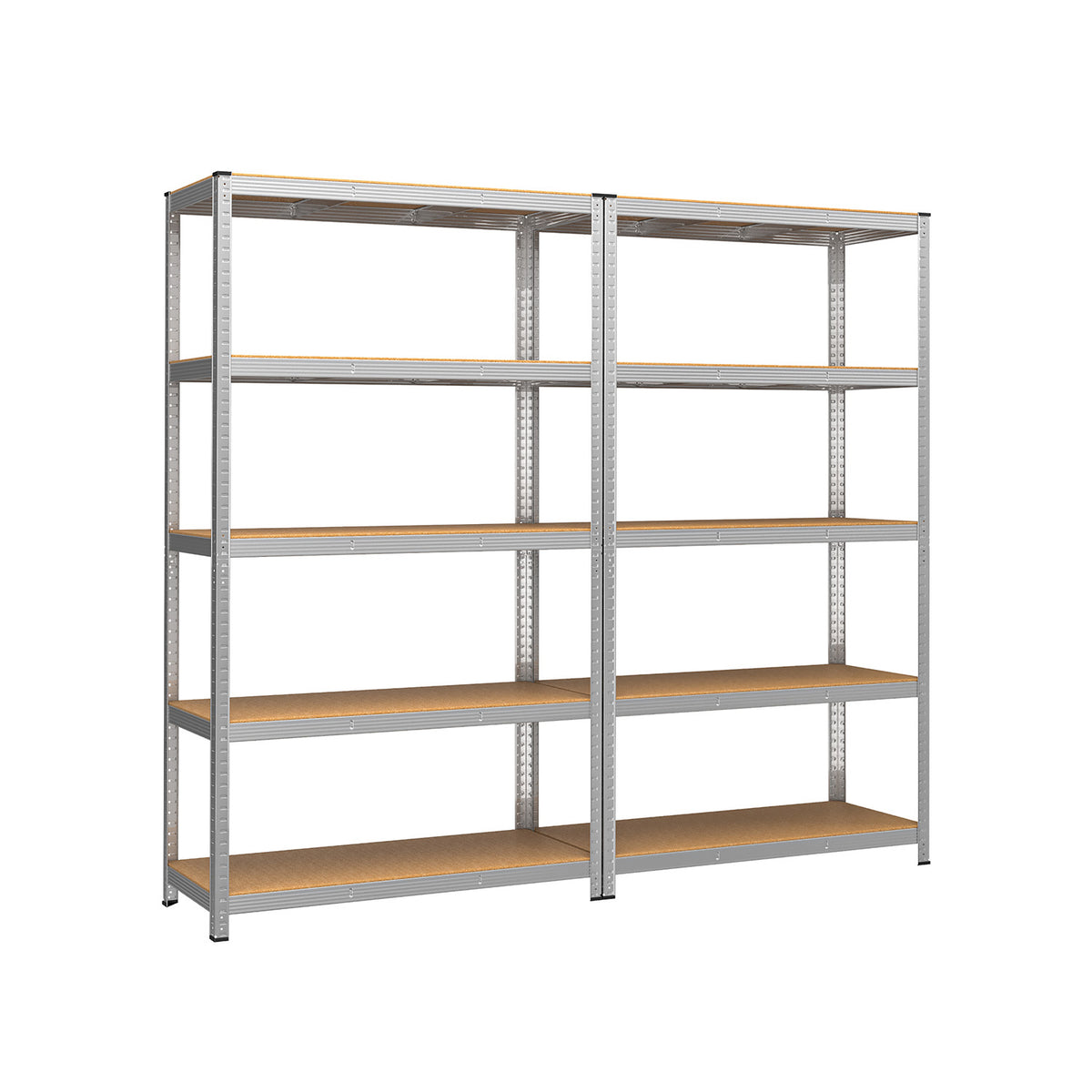 2 Étagères à 5 niveaux gris