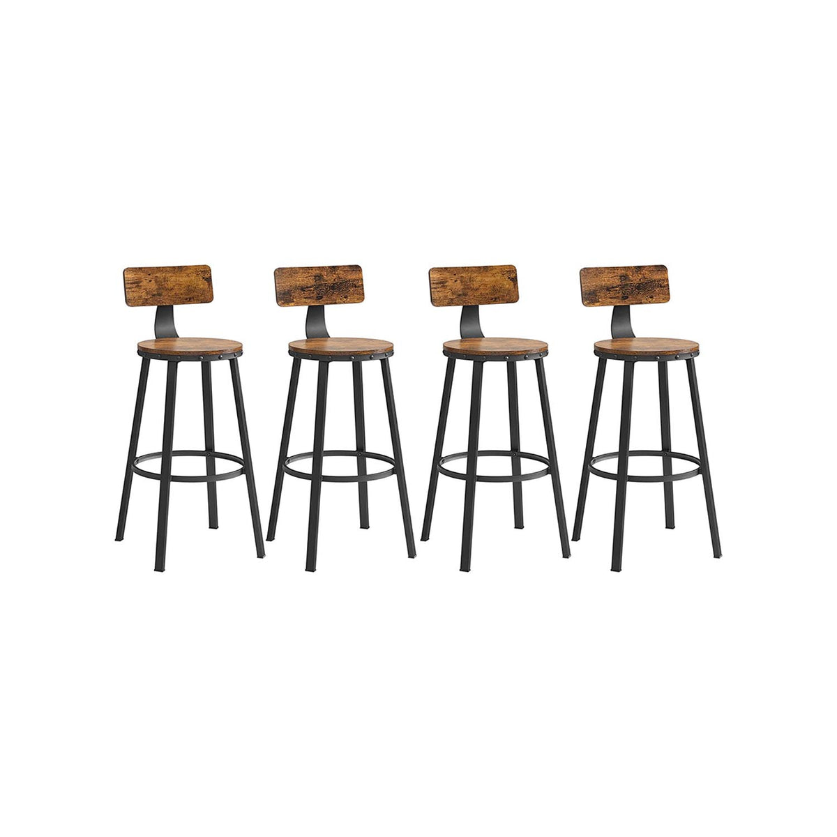 VASAGLE Tabouret Bar Industriel
