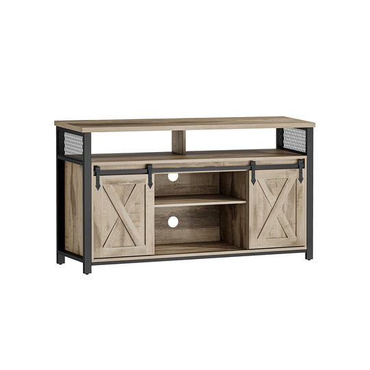 Support pour téléviseur jusqu’à 60 pouces couleur chêne et noir