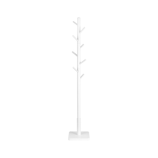 Porte-manteau sur pied blanc
