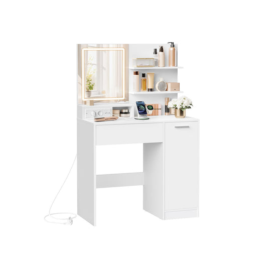 Coiffeuse ligne blanc