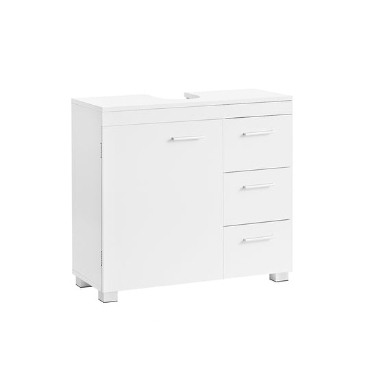 Meuble sous lavabo blanc